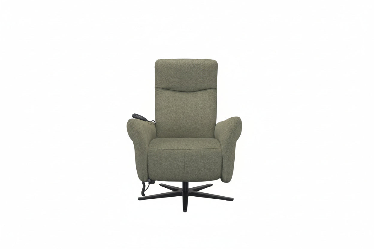 Cadeirão Durban com relax elétrico em tecido ou pele