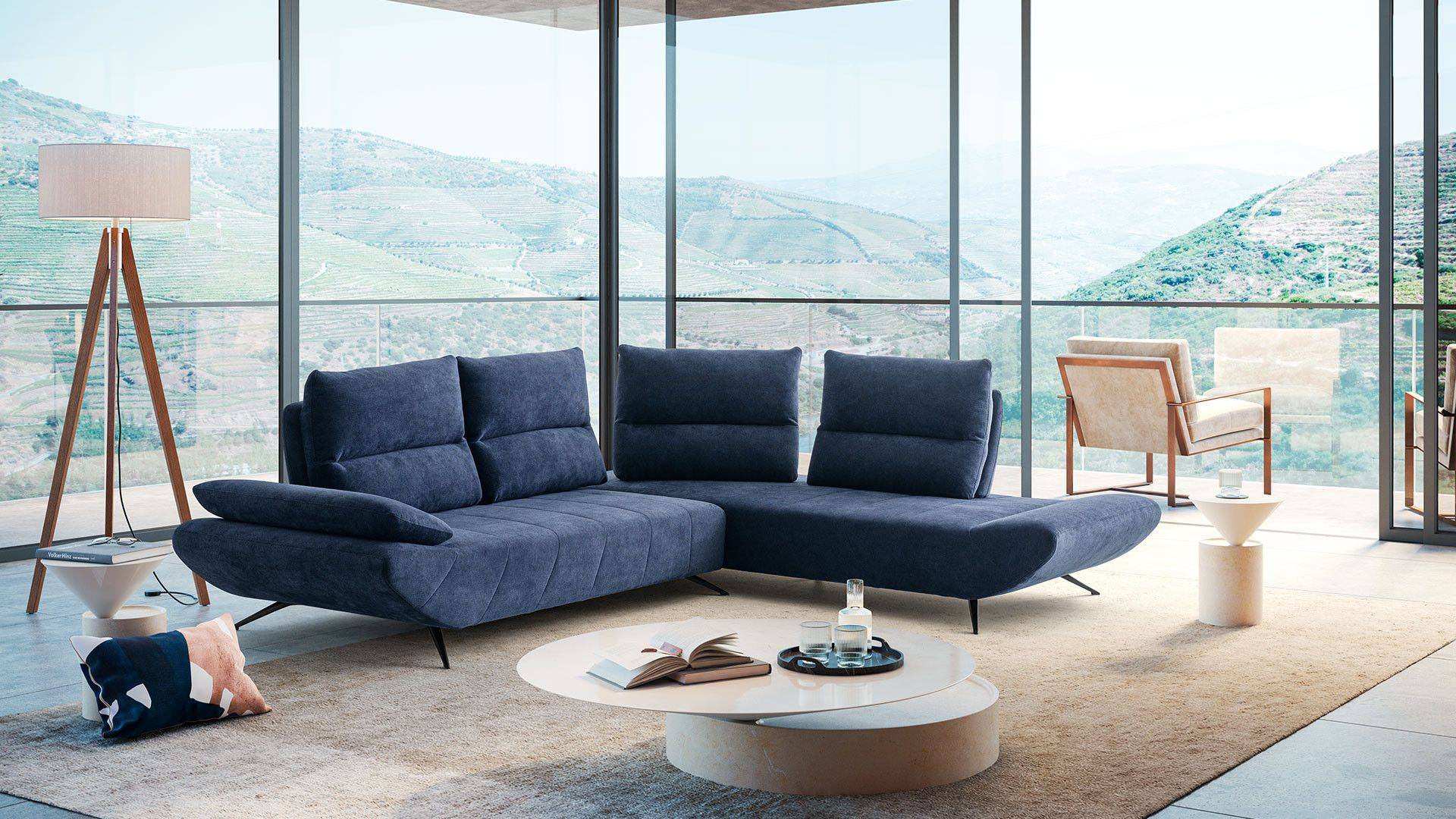 meridiano com costas de avanço e recuo