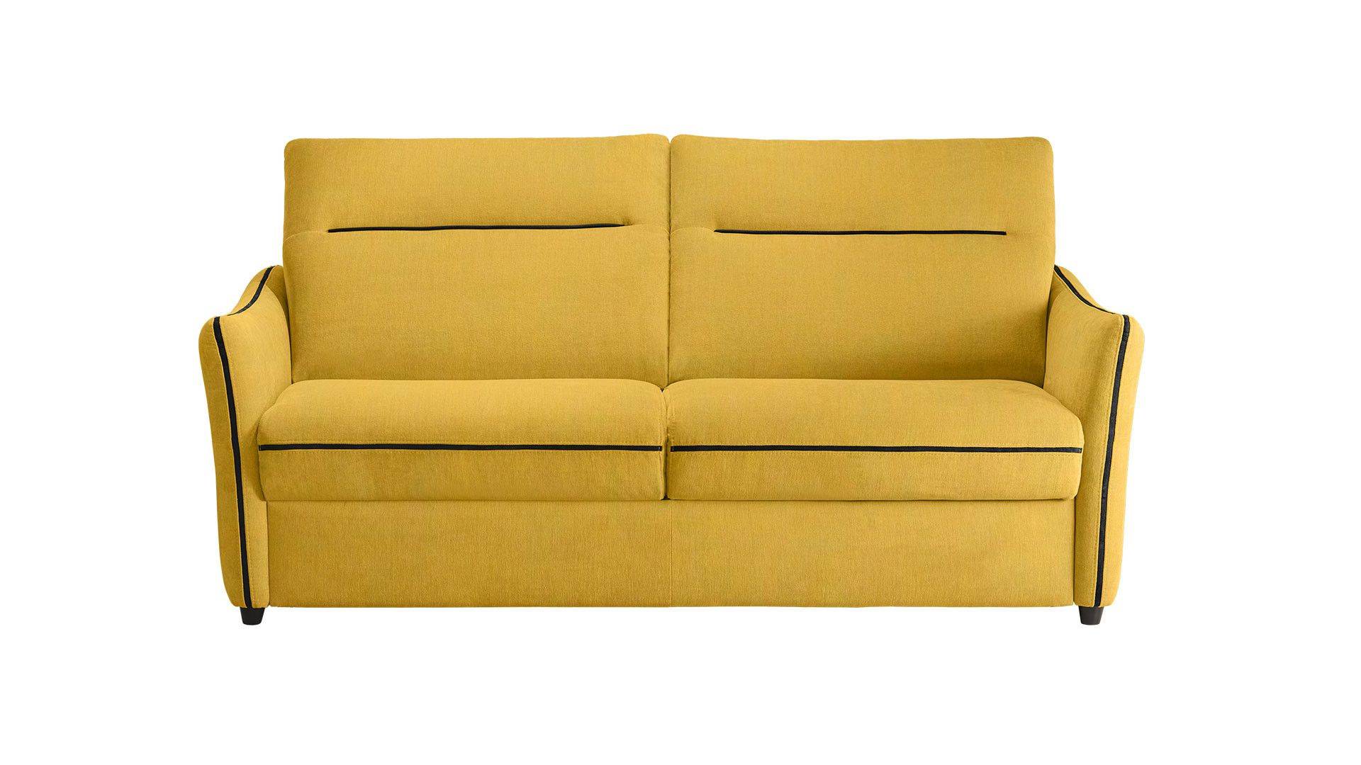 sofa cama ou fixo em tecido ou pele
